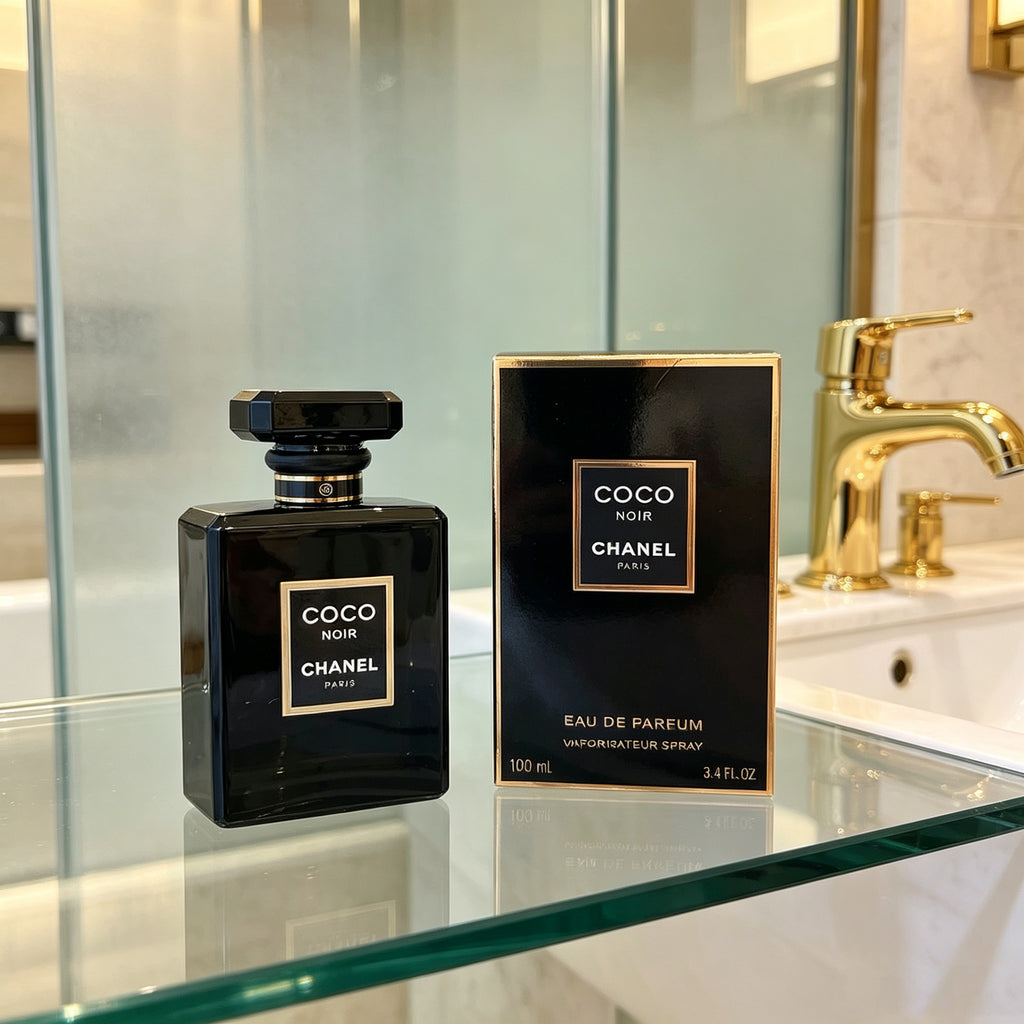 Authentic Chanel Coco Noir Eau de Parfum for Women, Timeless Dark Woody Floral Luxury Perfume, Original Full Gift Box, Premium Gift for Anniversary Birthday Wedding