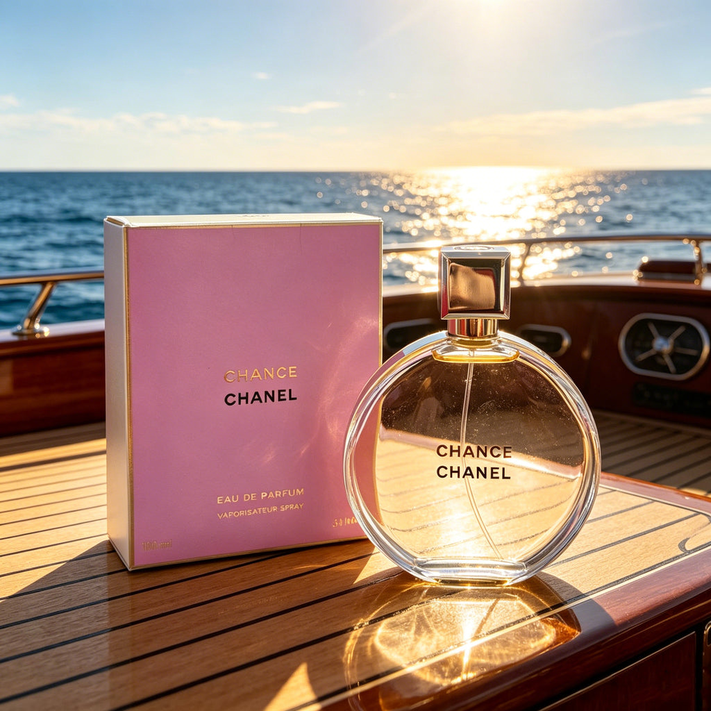 Authentic Classic Chanel Chance Eau de Parfum For Women, Elegant Spicy Floral Woody Luxury Perfume, Original Pink Gift Box, Long Lasting All-Season Scent Gift For Birthday Valentine Wedding
