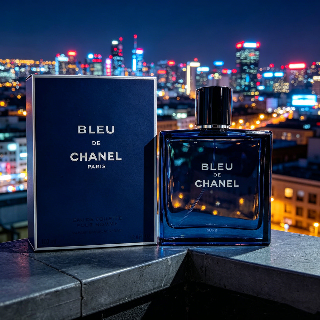 Authentic Chanel Bleu de Chanel Eau de Parfum For Men, Classic Woody Aromatic Luxury Cologne, Original Gift Box, Long Lasting Masculine Scent Gift For Him Birthday Anniversary