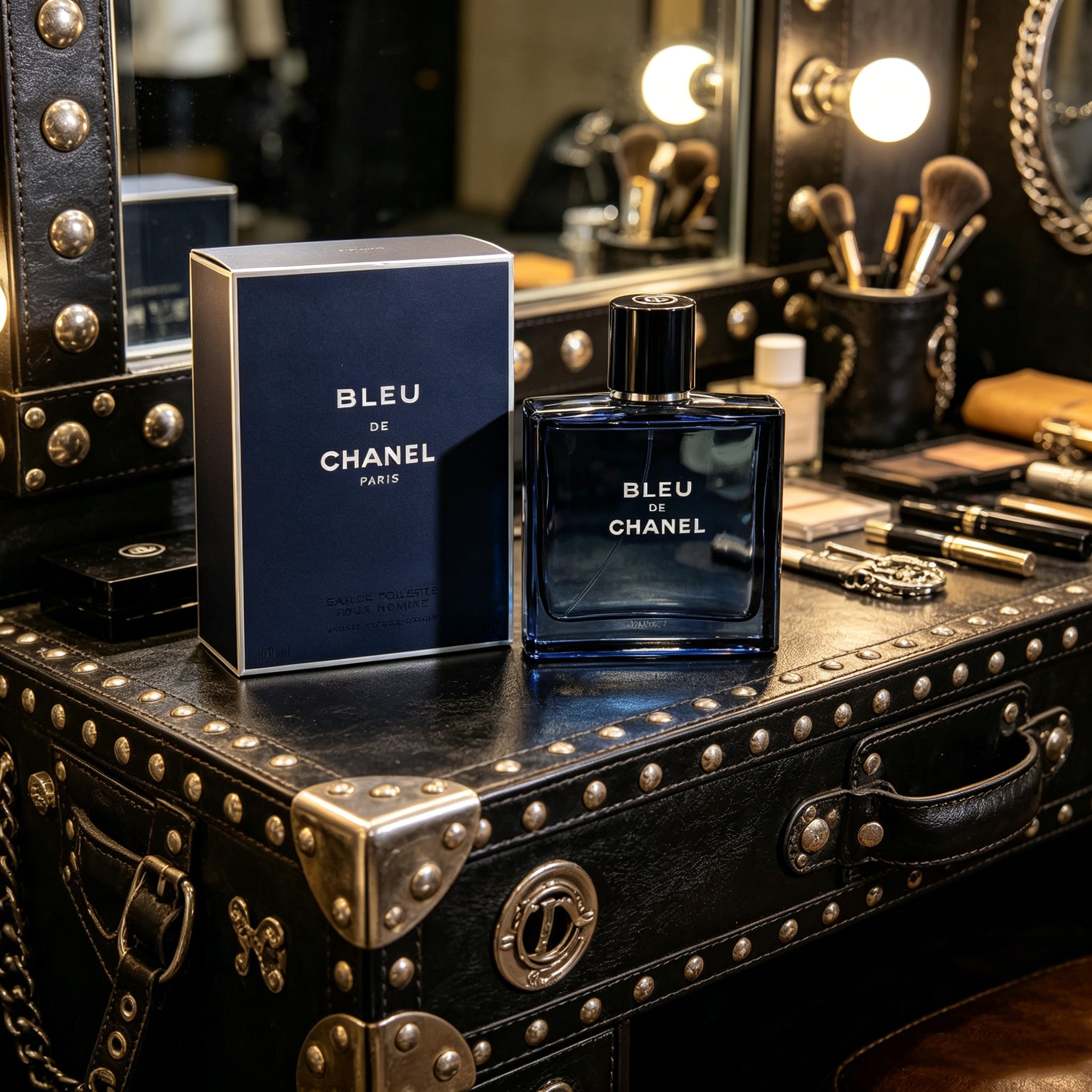 Authentic Chanel Bleu de Chanel Eau de Parfum For Men, Classic Woody Aromatic Luxury Cologne, Original Gift Box, Long Lasting Masculine Scent Gift For Him Birthday Anniversary