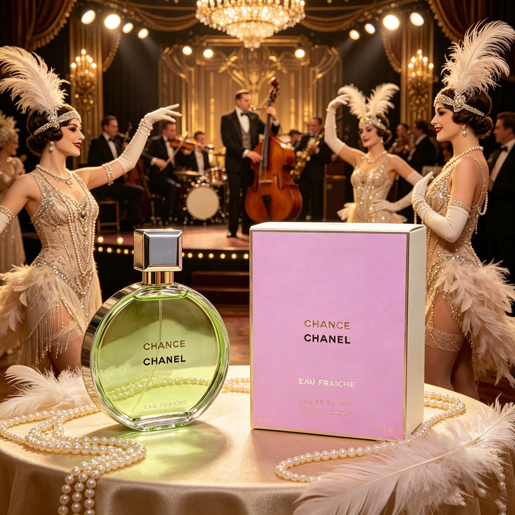 Authentic Chanel Chance Eau Fraîche Eau de Toilette For Women, Fresh Citrus Green Fruity Luxury Perfume, Original Purple Gift Box, Long Lasting Light Scent Gift For Birthday Valentine Wedding