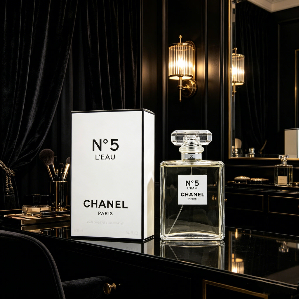 Chanel N°5 L'Eau Eau de Toilette for Women, Classic Timeless Floral Fragrance Authentic Luxury Perfume Gift Set for Valentine Birthday Wedding