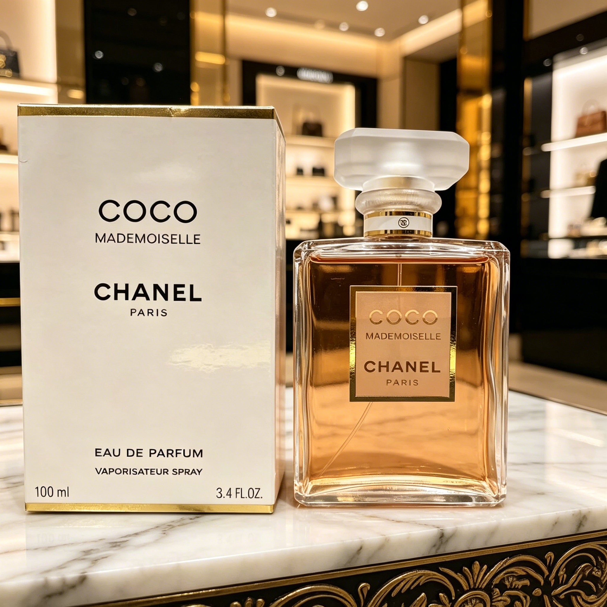 Chanel Coco Mademoiselle Eau de Parfum for Women, Long Lasting Classic Amber Floral Fragrance Luxury Perfume Spray Gift for Date Wedding Birthday