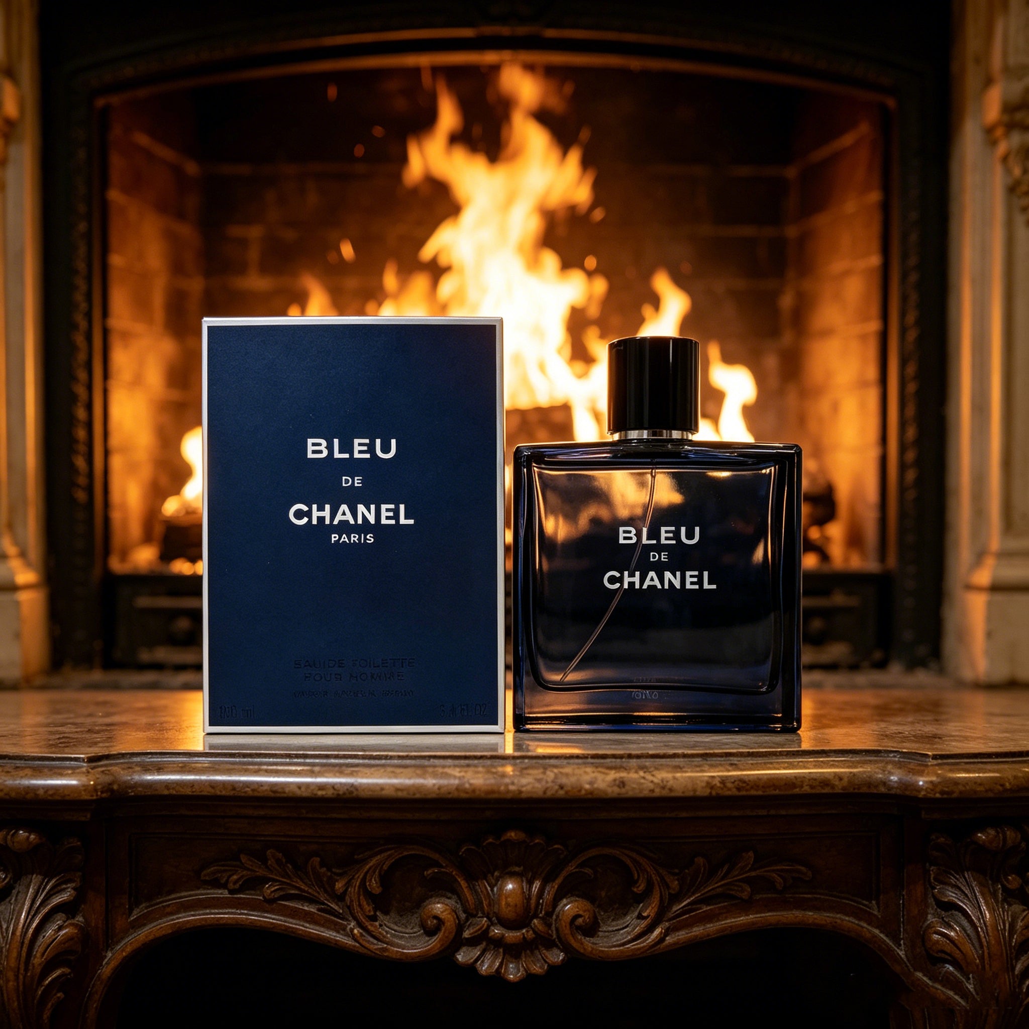 Authentic Chanel Bleu de Chanel Eau de Parfum For Men, Classic Woody Aromatic Luxury Cologne, Original Gift Box, Long Lasting Masculine Scent Gift For Him Birthday Anniversary