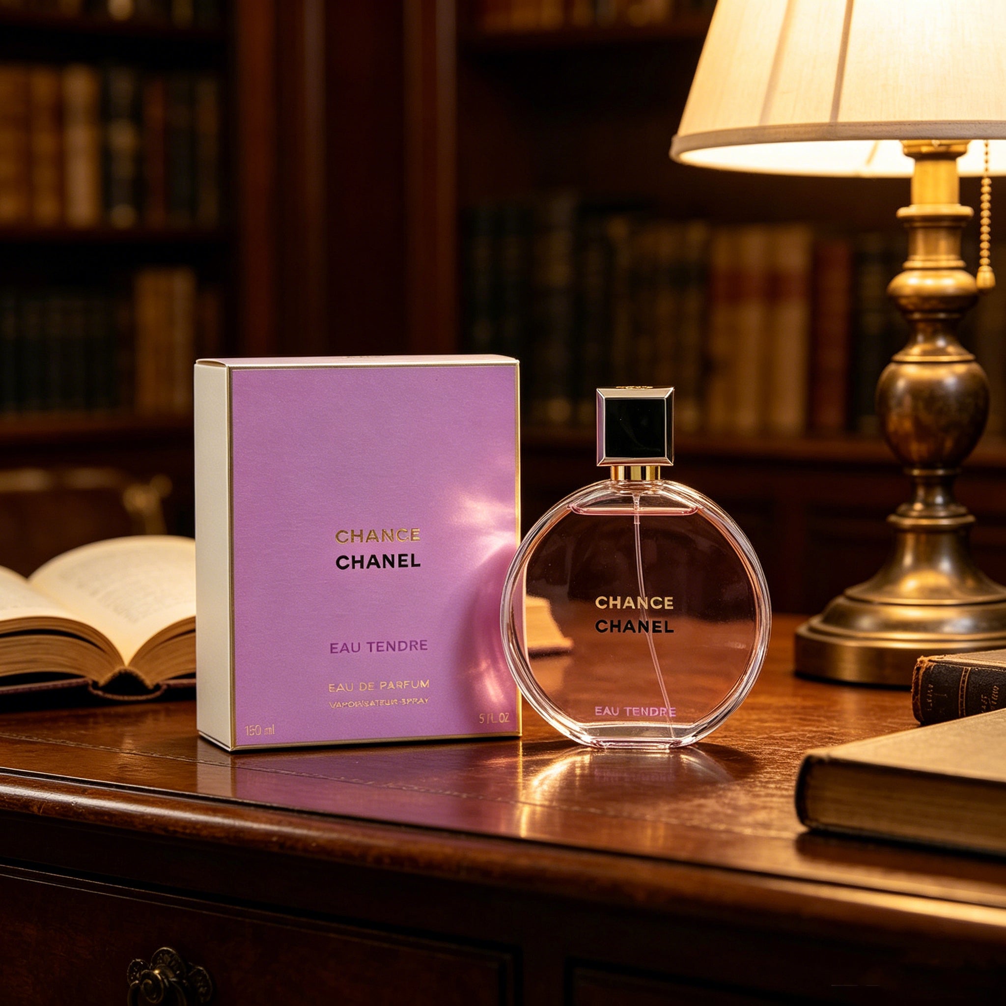 Authentic Chanel Chance Eau Tendre Eau de Toilette for Women, Classic Floral Fruity Luxury Perfume Original Gift Box, Ideal Gift for Birthday Valentine Wedding