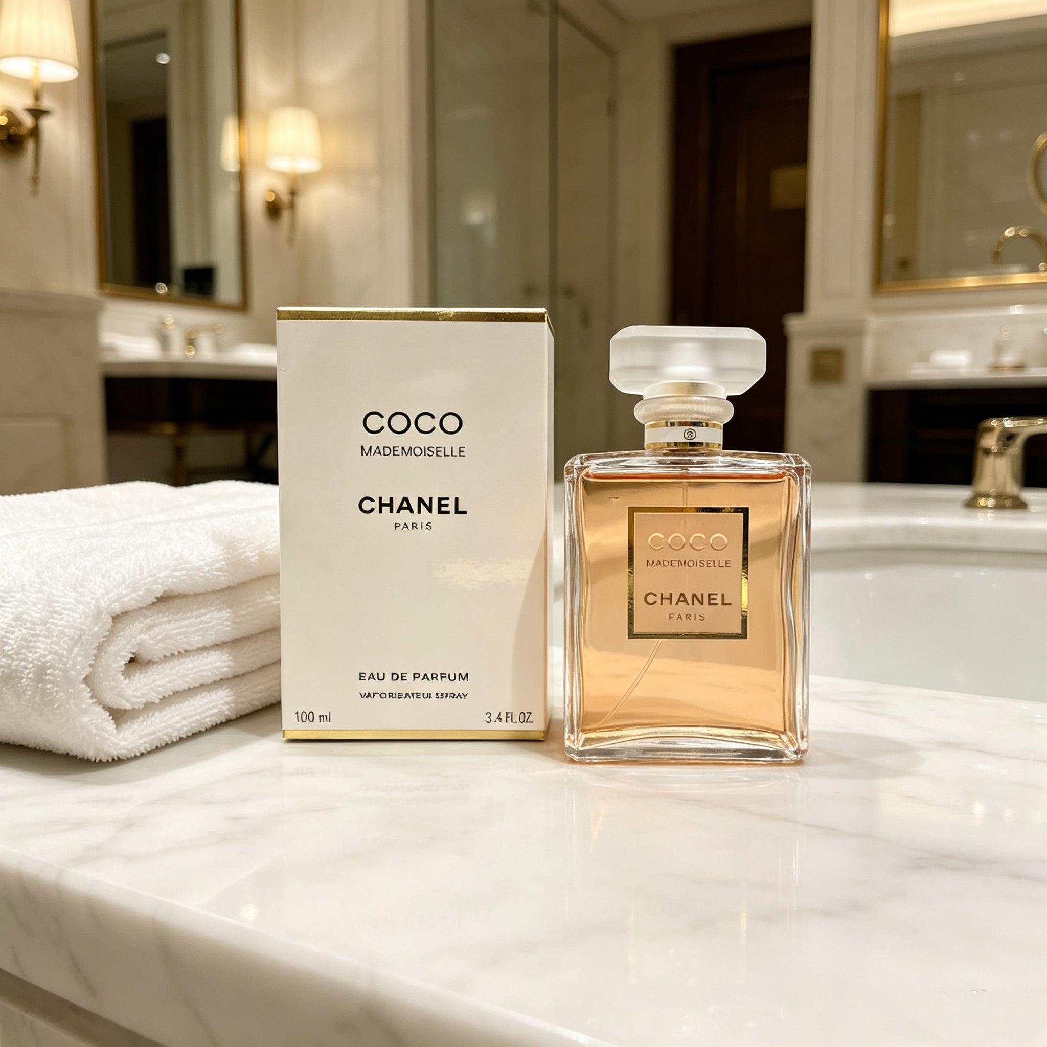 Chanel Coco Mademoiselle Eau de Parfum for Women, Long Lasting Classic Amber Floral Fragrance Luxury Perfume Spray Gift for Date Wedding Birthday