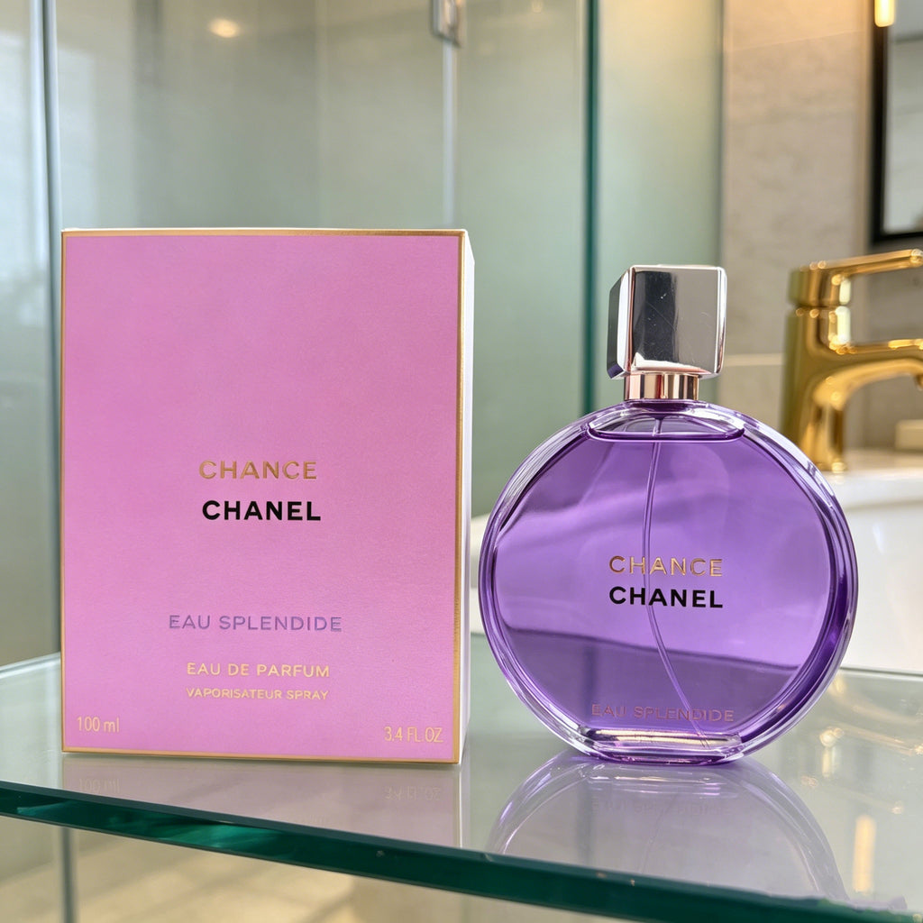 Authentic Chanel Chance Eau Vive Eau de Toilette For Women, Bright Juicy Red Fruity Citrus Luxury Perfume, Original Purple Gift Box, Long Lasting Energetic Scent Gift For Birthday Valentine Wedding