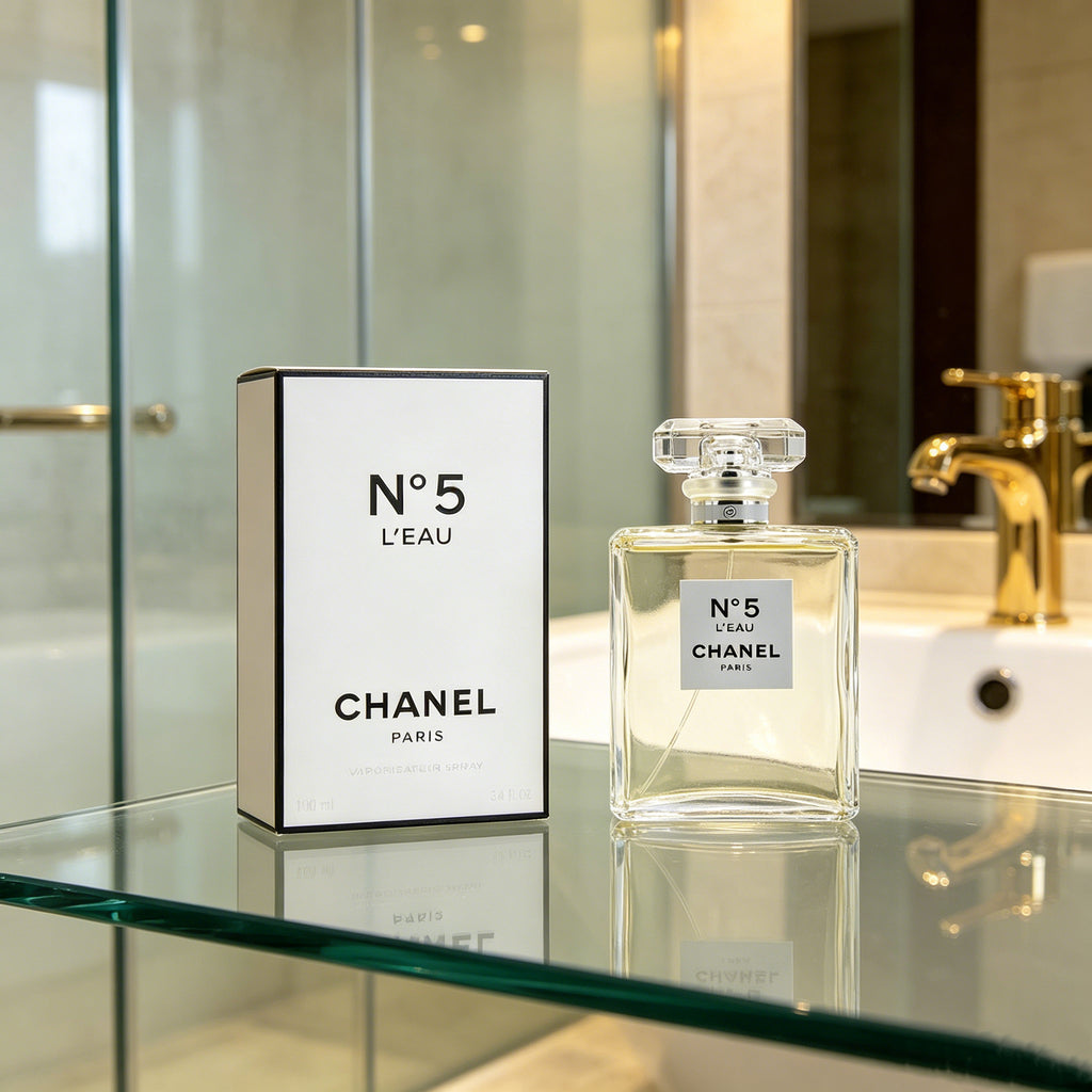 Chanel N°5 L'Eau Eau de Toilette for Women, Classic Timeless Floral Fragrance Authentic Luxury Perfume Gift Set for Valentine Birthday Wedding