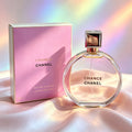 Authentic Classic Chanel Chance Eau de Parfum For Women, Elegant Spicy Floral Woody Luxury Perfume, Original Pink Gift Box, Long Lasting All-Season Scent Gift For Birthday Valentine Wedding