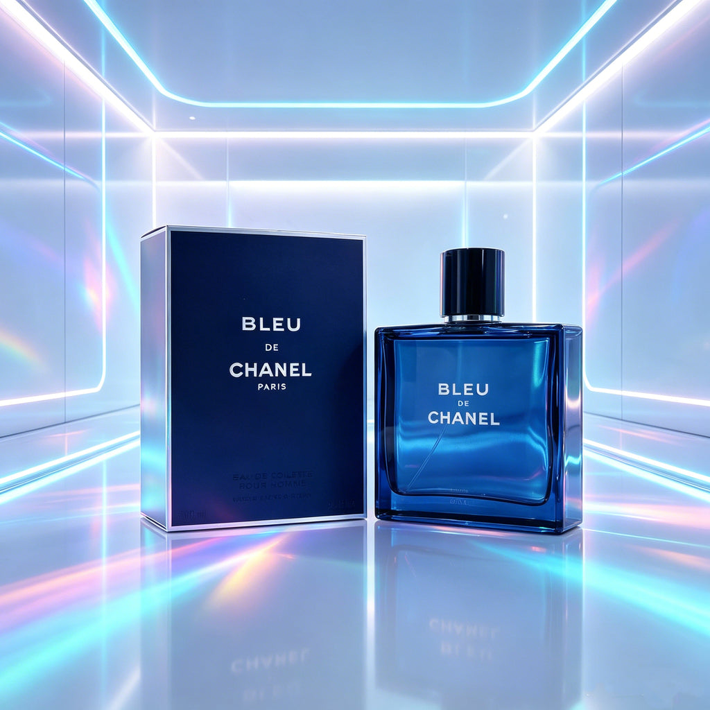 Authentic Chanel Bleu de Chanel Eau de Parfum For Men, Classic Woody Aromatic Luxury Cologne, Original Gift Box, Long Lasting Masculine Scent Gift For Him Birthday Anniversary