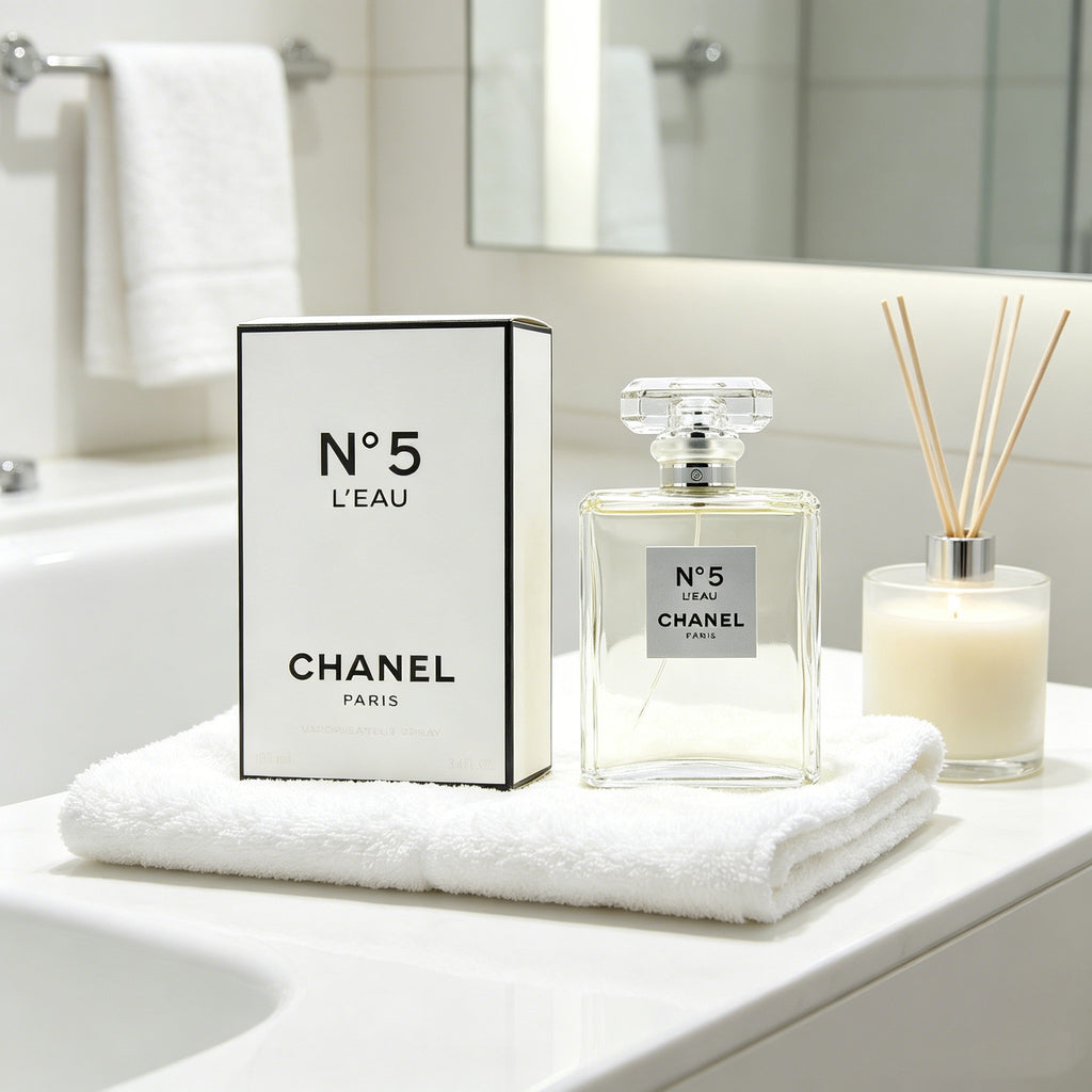 Chanel N°5 L'Eau Eau de Toilette for Women, Classic Timeless Floral Fragrance Authentic Luxury Perfume Gift Set for Valentine Birthday Wedding