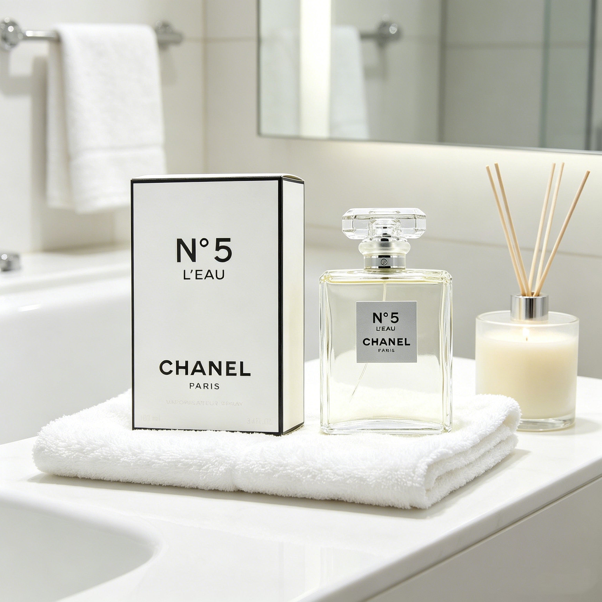 Chanel N°5 L'Eau Eau de Toilette for Women, Classic Timeless Floral Fragrance Authentic Luxury Perfume Gift Set for Valentine Birthday Wedding
