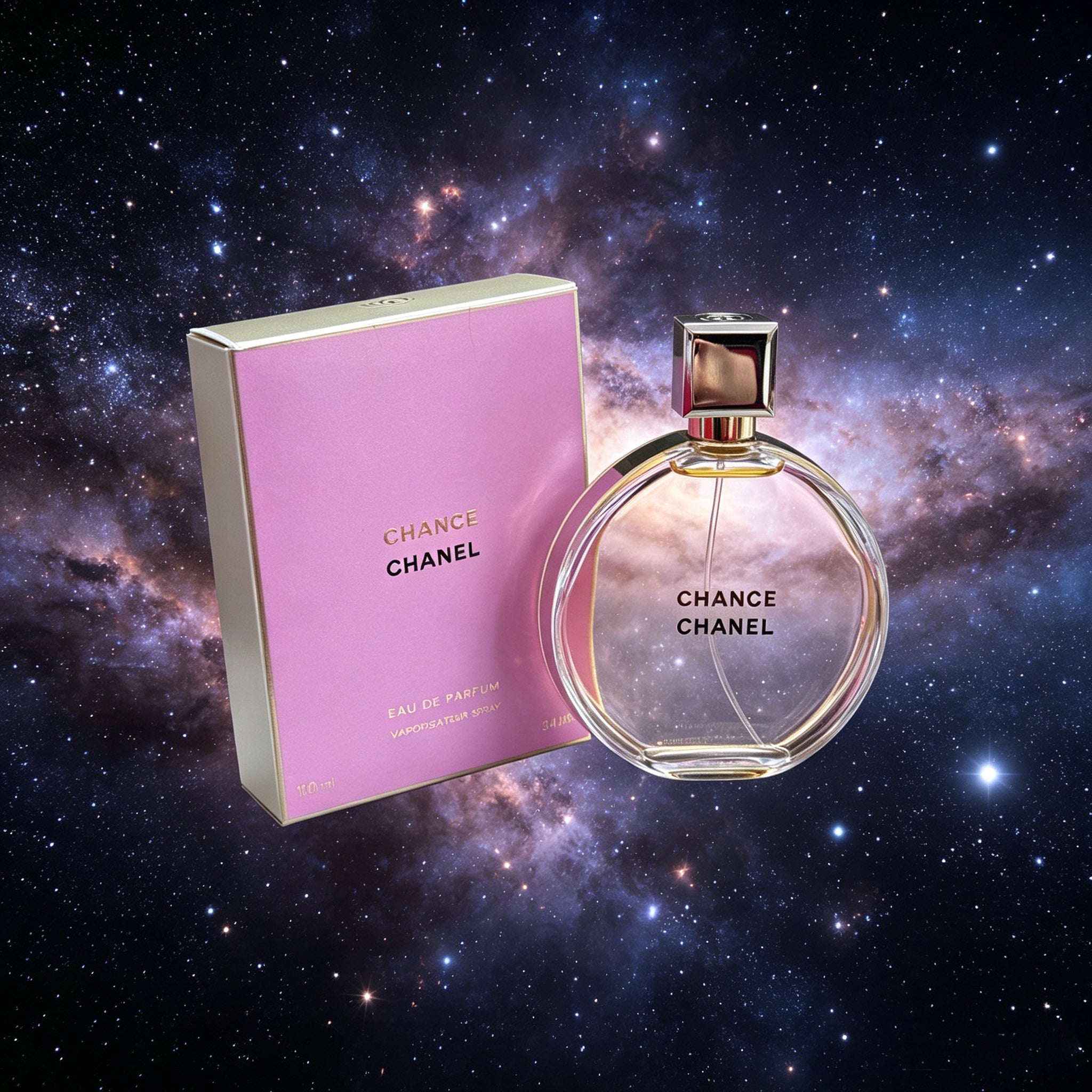 Authentic Classic Chanel Chance Eau de Parfum For Women, Elegant Spicy Floral Woody Luxury Perfume, Original Pink Gift Box, Long Lasting All-Season Scent Gift For Birthday Valentine Wedding