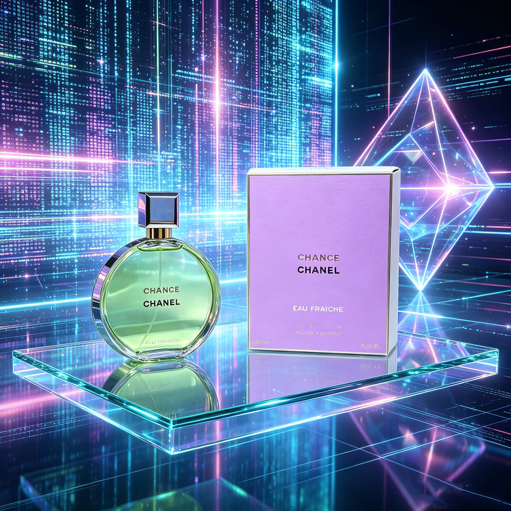 Authentic Chanel Chance Eau Fraîche Eau de Toilette For Women, Fresh Citrus Green Fruity Luxury Perfume, Original Purple Gift Box, Long Lasting Light Scent Gift For Birthday Valentine Wedding