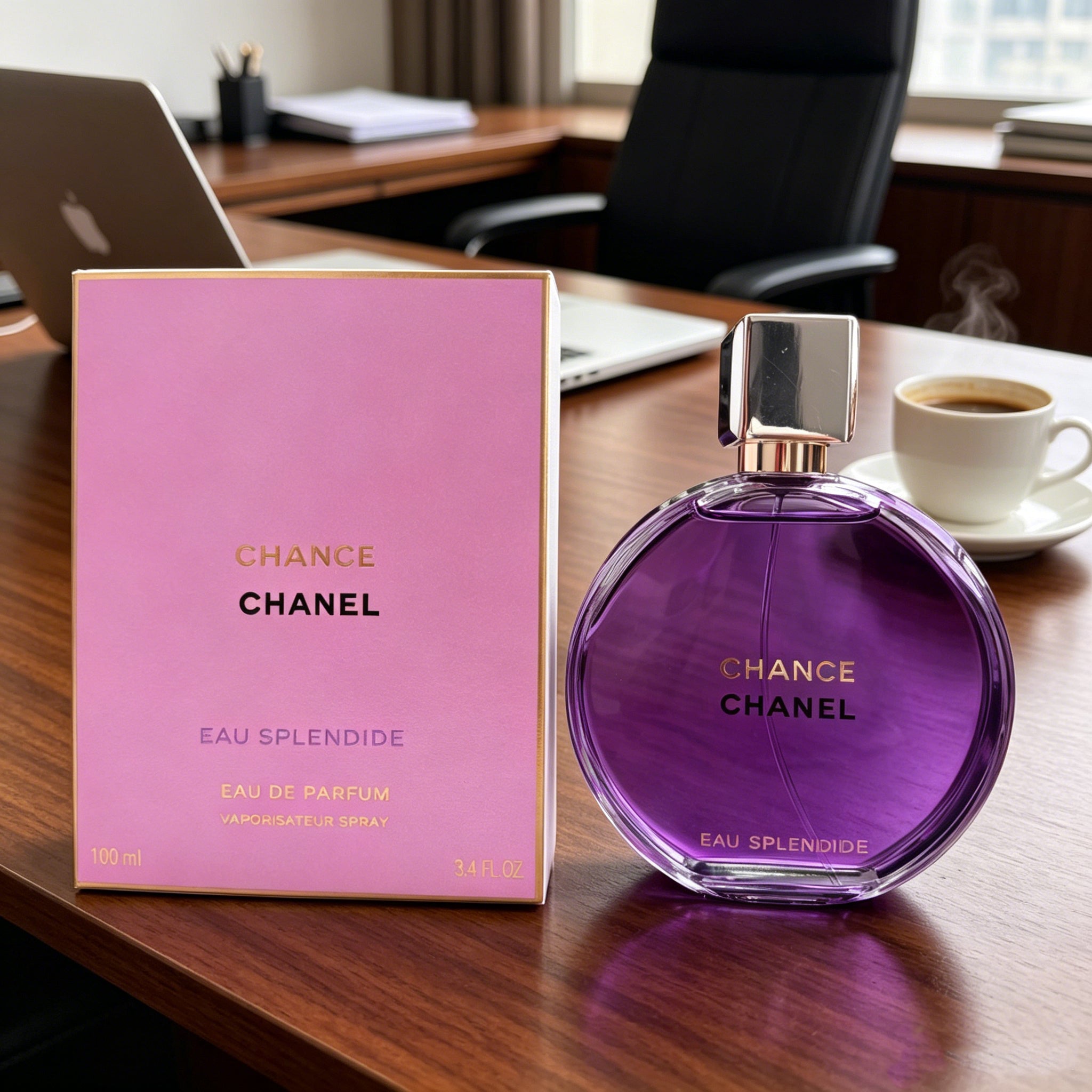 Authentic Chanel Chance Eau Vive Eau de Toilette For Women, Bright Juicy Red Fruity Citrus Luxury Perfume, Original Purple Gift Box, Long Lasting Energetic Scent Gift For Birthday Valentine Wedding
