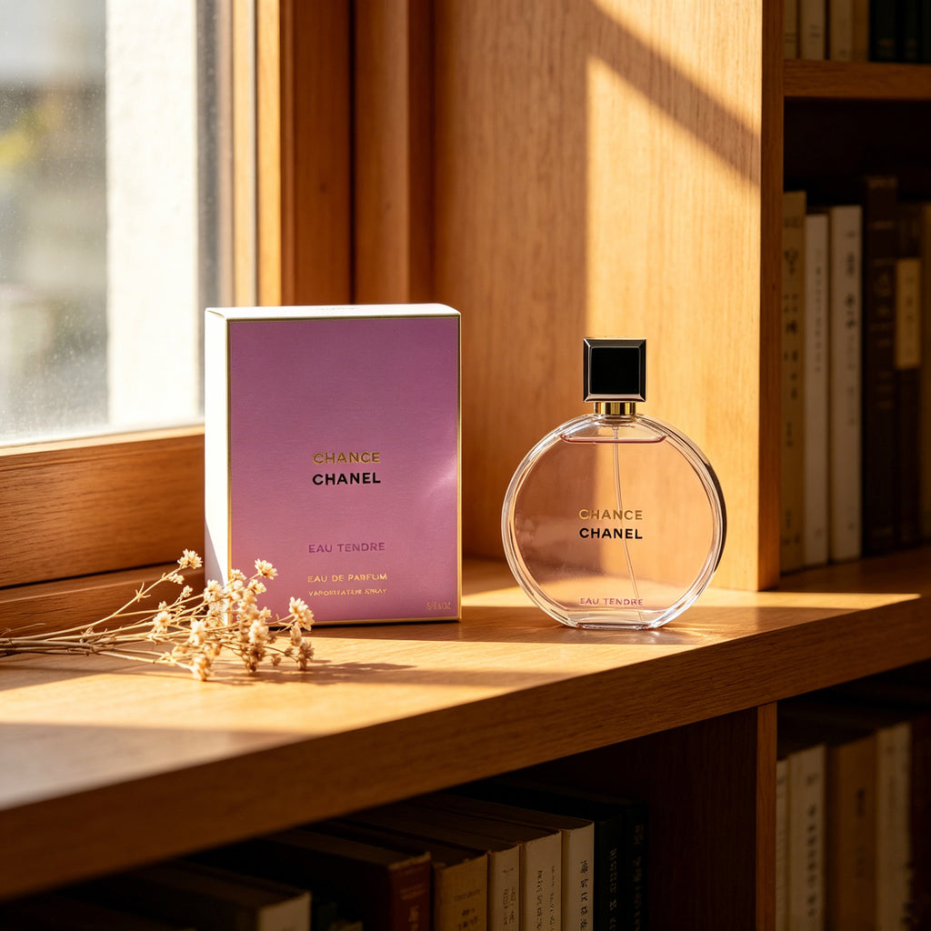 Authentic Chanel Chance Eau Tendre Eau de Toilette for Women, Classic Floral Fruity Luxury Perfume Original Gift Box, Ideal Gift for Birthday Valentine Wedding