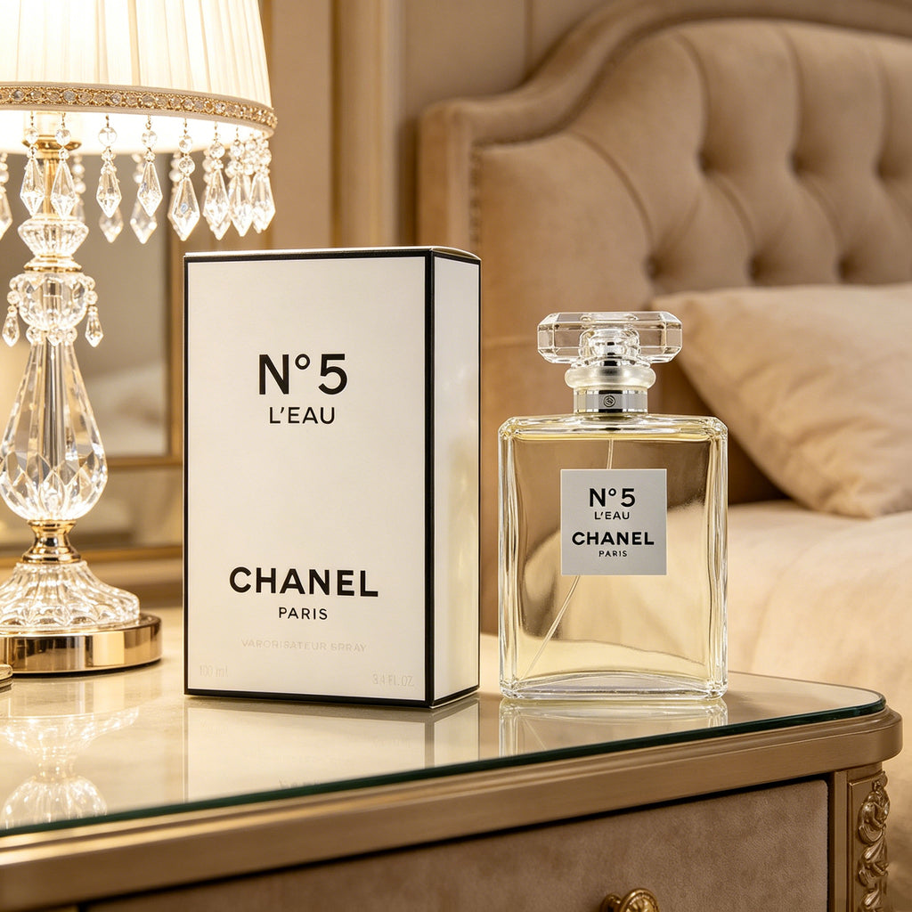 Chanel N°5 L'Eau Eau de Toilette for Women, Classic Timeless Floral Fragrance Authentic Luxury Perfume Gift Set for Valentine Birthday Wedding