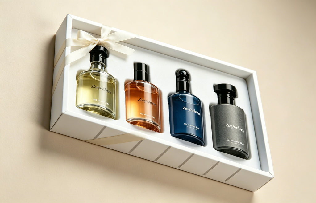 Elegant White Box Women Eau De Toilette Collection 4 Unique Soft Fragrances Birthday Gift For Her