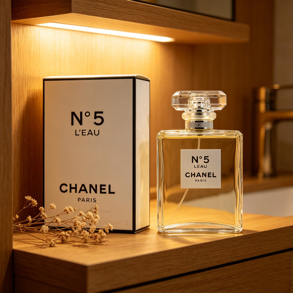 Chanel N°5 L'Eau Eau de Toilette for Women, Classic Timeless Floral Fragrance Authentic Luxury Perfume Gift Set for Valentine Birthday Wedding