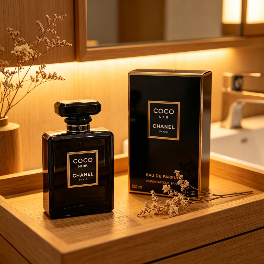 Authentic Chanel Coco Noir Eau de Parfum for Women, Timeless Dark Woody Floral Luxury Perfume, Original Full Gift Box, Premium Gift for Anniversary Birthday Wedding