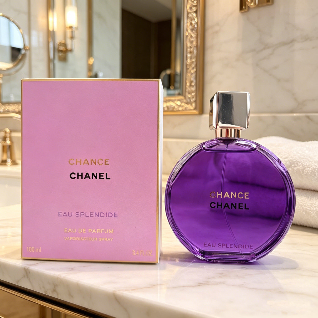 Authentic Chanel Chance Eau Vive Eau de Toilette For Women, Bright Juicy Red Fruity Citrus Luxury Perfume, Original Purple Gift Box, Long Lasting Energetic Scent Gift For Birthday Valentine Wedding