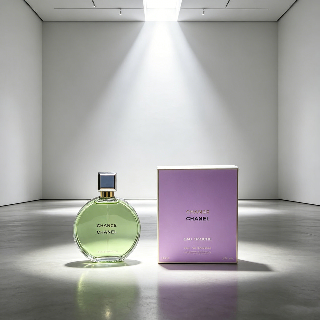 Authentic Chanel Chance Eau Fraîche Eau de Toilette For Women, Fresh Citrus Green Fruity Luxury Perfume, Original Purple Gift Box, Long Lasting Light Scent Gift For Birthday Valentine Wedding