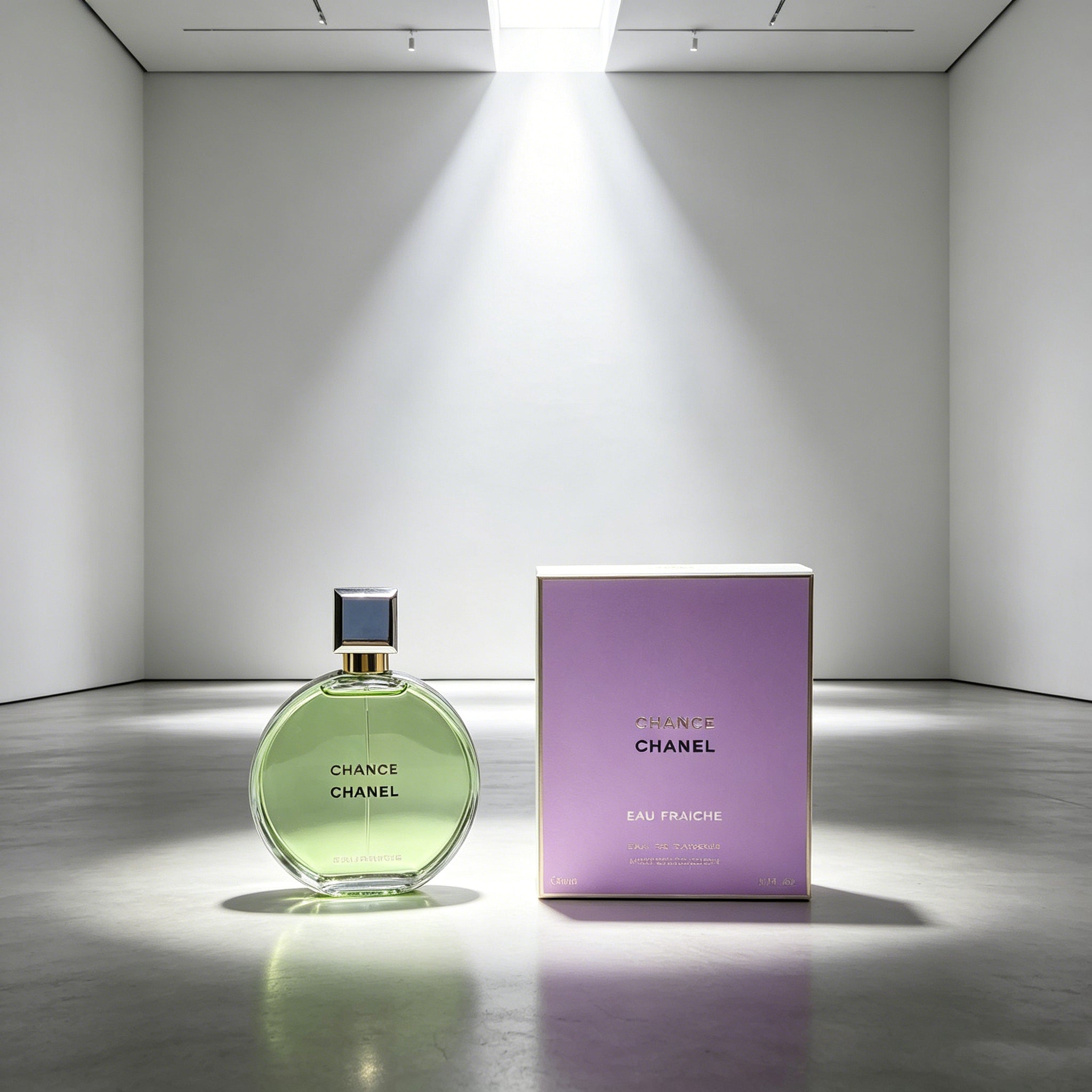 Authentic Chanel Chance Eau Fraîche Eau de Toilette For Women, Fresh Citrus Green Fruity Luxury Perfume, Original Purple Gift Box, Long Lasting Light Scent Gift For Birthday Valentine Wedding