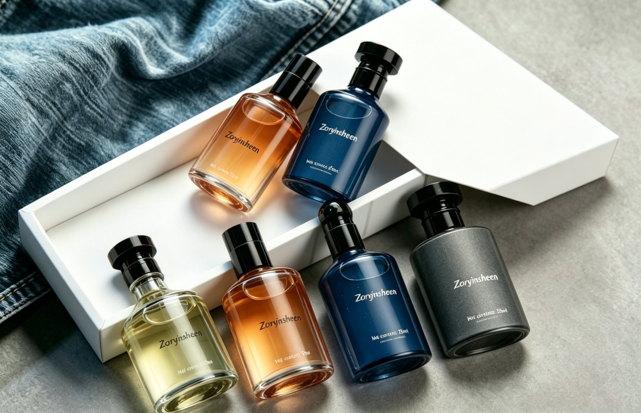 Elegant White Box Women Eau De Toilette Collection 4 Unique Soft Fragrances Birthday Gift For Her