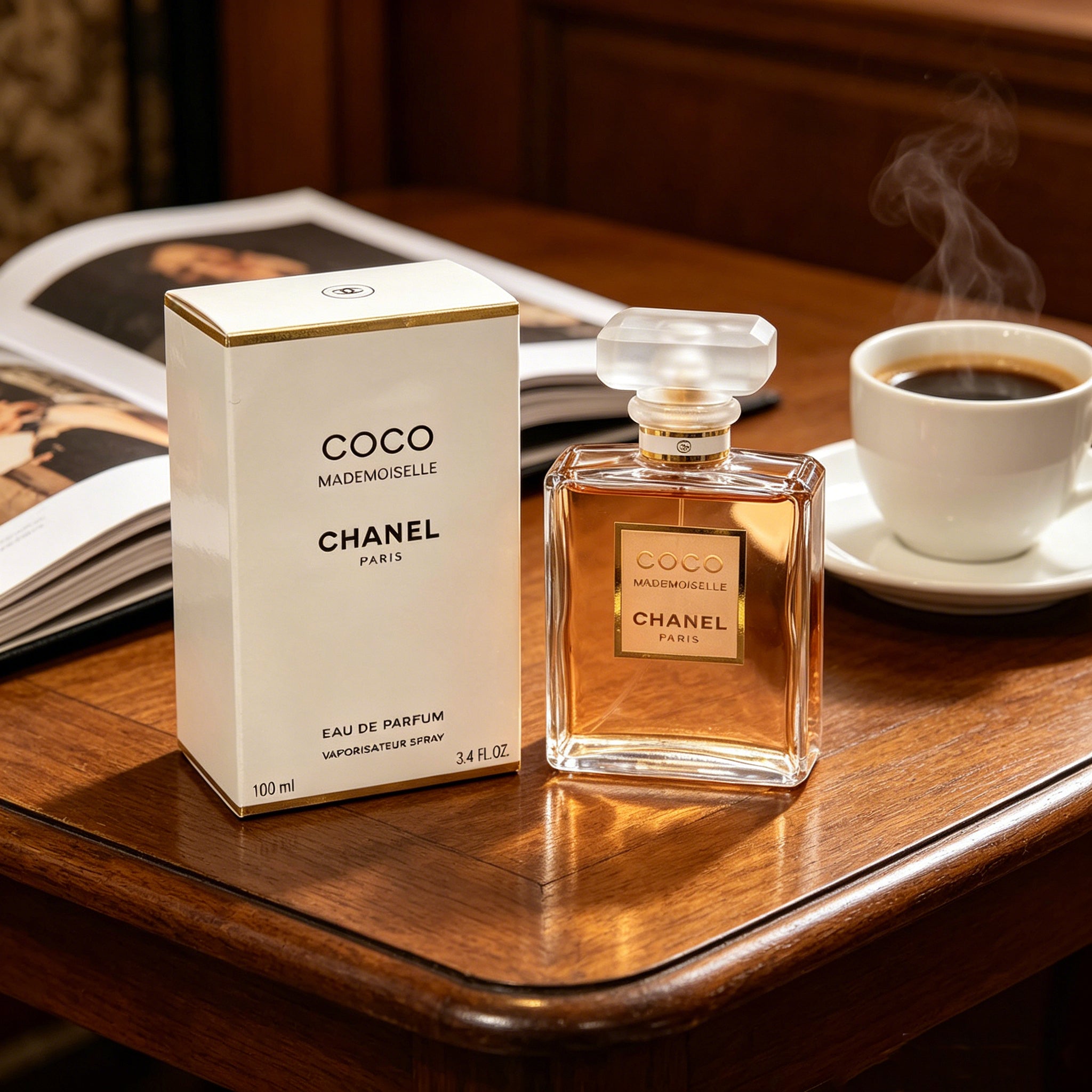 Chanel Coco Mademoiselle Eau de Parfum for Women, Long Lasting Classic Amber Floral Fragrance Luxury Perfume Spray Gift for Date Wedding Birthday