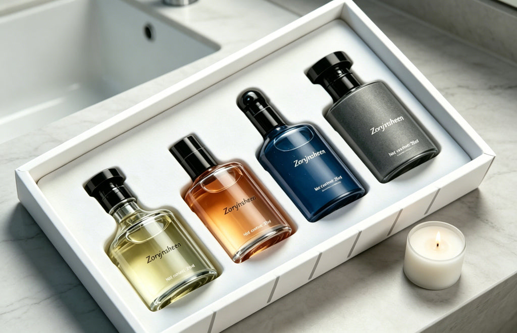 Elegant White Box Women Eau De Toilette Collection 4 Unique Soft Fragrances Birthday Gift For Her